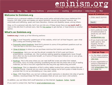 Tablet Screenshot of eminism.org